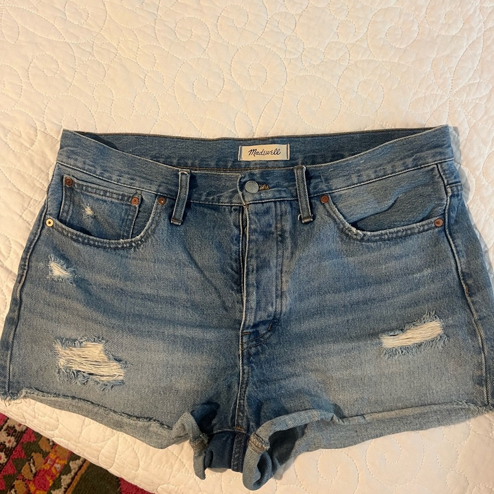 Madewell Blue Jean Shorts Classic Style